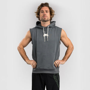 Sudadera sin mangas Venum Sparring con capucha Grey