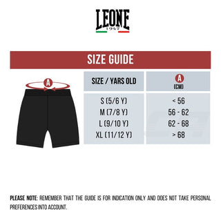 Pantalones cortos boxeo infantil Leone Iconic AB232J